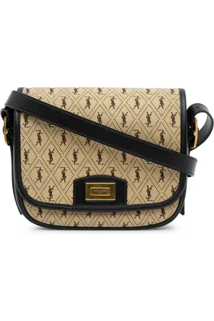 Saint Laurent 2019 kleine Canvas Monogram All Over Umhängetasche
