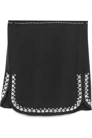 Paco rabanne Minirock mit Nietensaum