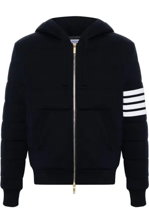Thom Browne 4-Bar Kapuzenjacke mit Streifen