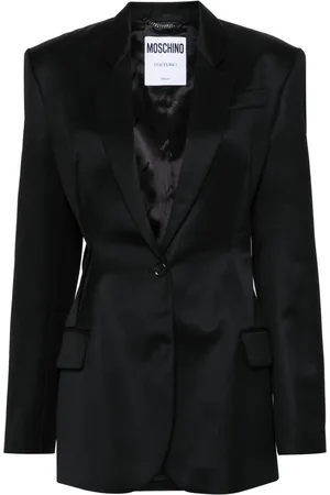 Moschino Klassischer Blazer 2024 schwarz klassischer Stil