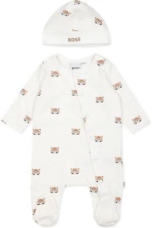 HUGO BOSS Pyjama-Set mit Animal-Print