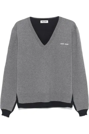 Miu Miu Pullover mit V-Ausschnitt