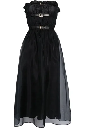Cynthia Rowley Buckle Up Seidenkleid