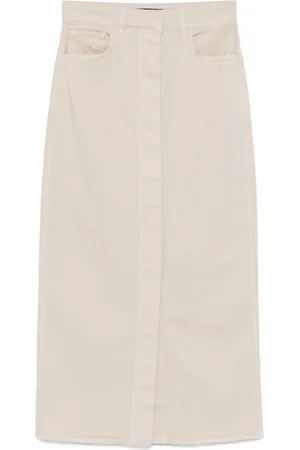 LORENA ANTONIAZZI Midirock aus Denim