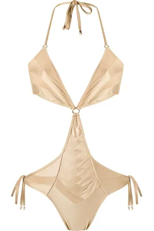AMIR SLAMA Panelled swimsuit