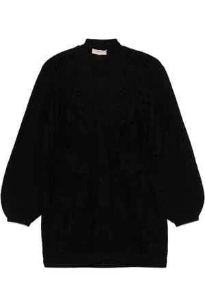 Twin-Set Cardigan mit Lochstrickmuster