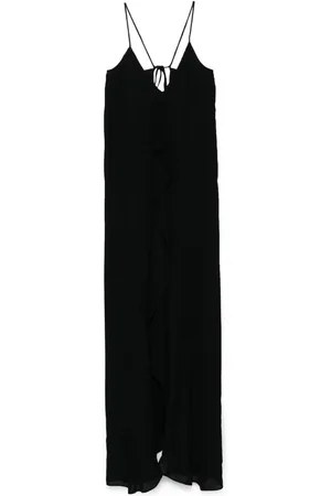 Jil Sander Maxikleid mit Rüschen
