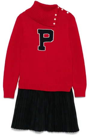 Ralph Lauren Kleid mit Stehkragen