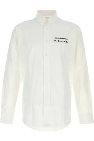 Givenchy Popeline-Hemd mit Logo-Stickerei