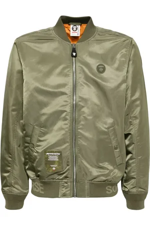 A Bathing Ape Bomberjacke mit Logo-Patch