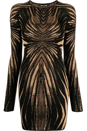 Roberto Cavalli Jacquard-Minikleid