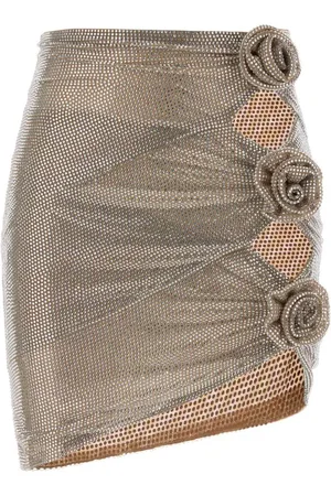 GIUSEPPE DI MORABITO Tüll-Minirock mit Strass