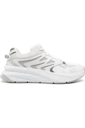 EA7 Sneakers mit Logo-Prägung