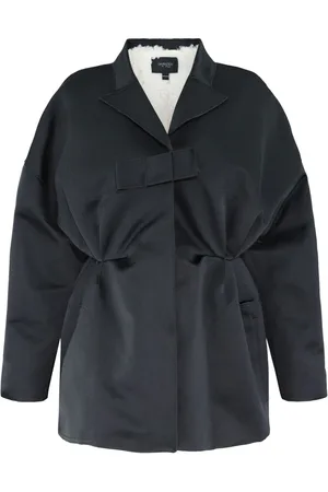 Giambattista Valli Oversized-Jacke aus Satin mit Schleifendetail