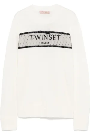 Twin-Set Pullover mit Logo-Stickerei