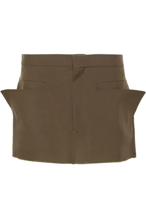 Rick Owens Cut-Off Minirock