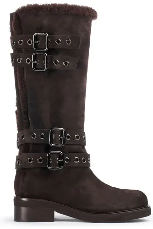 LE SILLA Harley Wildlederstiefel mit Schnalle