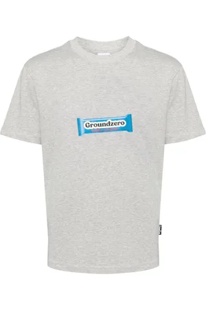 Ground Zero T-Shirt mit Logo-Print