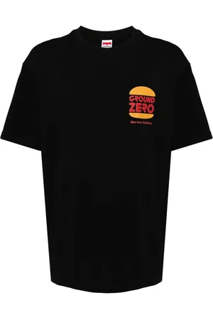 Ground Zero T-Shirt mit Logo-Print