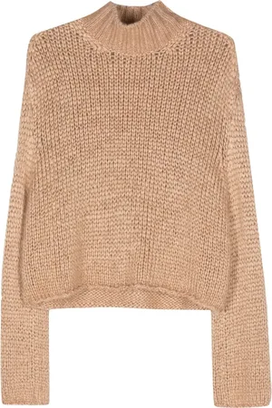 FORTE FORTE Pullover mit Stehkragen