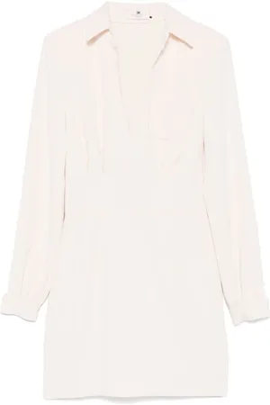 Elisabetta Franchi Minikleid mit Logo-Stickerei