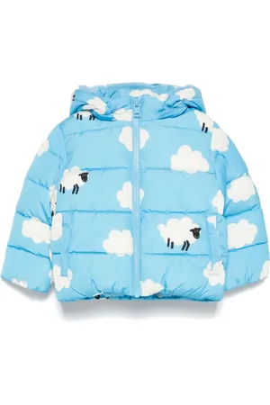 Stella McCartney Gesteppte Jacke mit Schafsmuster