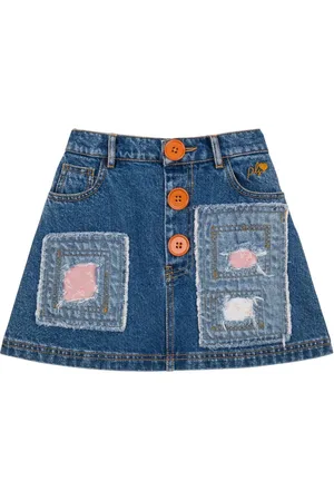 PHILOSOPHY DI LORENZO SERAFINI Jeansrock im Patchwork-Look