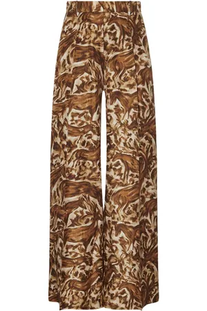 ROSETTA GETTY Gerade Hose mit Falten