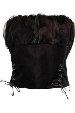 Andersson Bell Gerafftes ISLA Cropped-Bustier