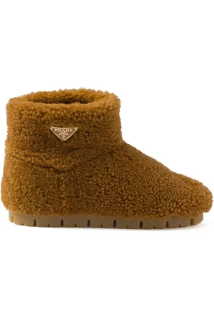 Prada Stiefel mit Shearling