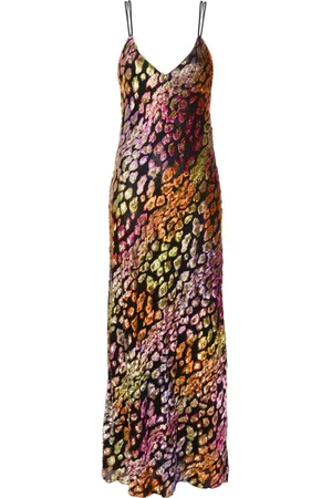 FORTE FORTE Maxikleid mit Leopardenmuster