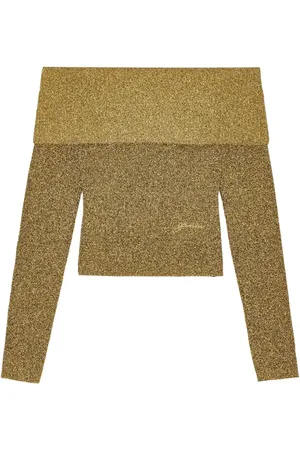 Ganni Schulterfreie Bluse