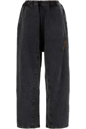 Y / PROJECT Jeans mit Logo-Stickerei