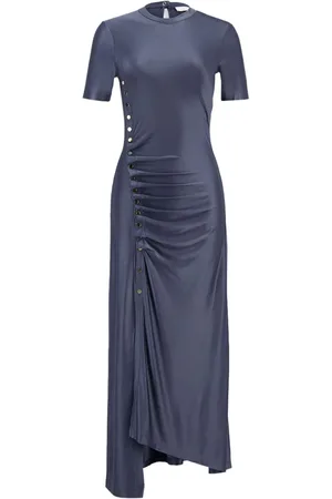 Paco rabanne Gerafftes Midikleid