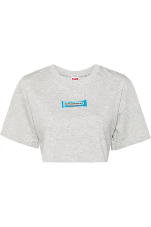 Ground Zero Cropped-T-Shirt mit Logo-Print
