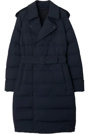Burberry Daunenmantel mit Logo-Patch
