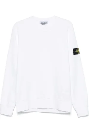 Stone Island Sweatshirt mit Kompass-Patch