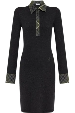 Burberry Kleid mit langen Ärmeln