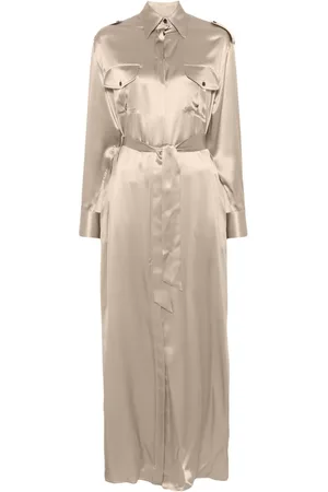 Kiton Maxikleid aus Seide