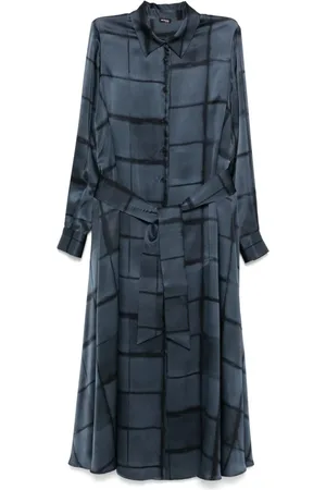 Kiton Maxikleid aus Seide