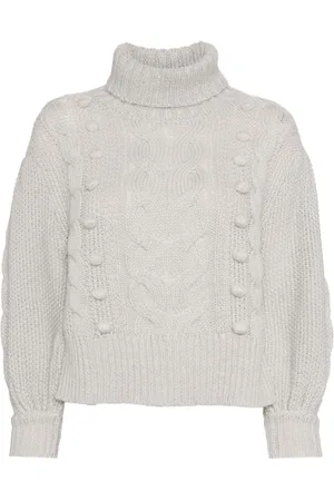 Onefifteen Pullover mit Zopfmuster