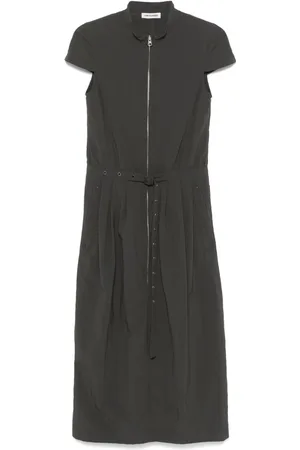Low Classic Midikleid mit Falten