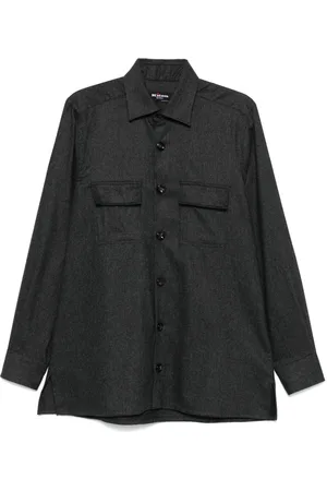 Kiton Klassisches Flanellhemd