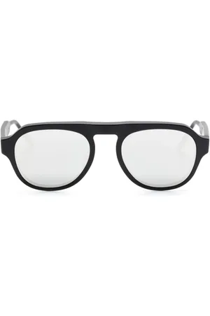Thom Browne Sonnenbrille mit ovalem Gestell