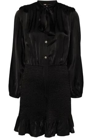 Maje Gesmoktes Minikleid