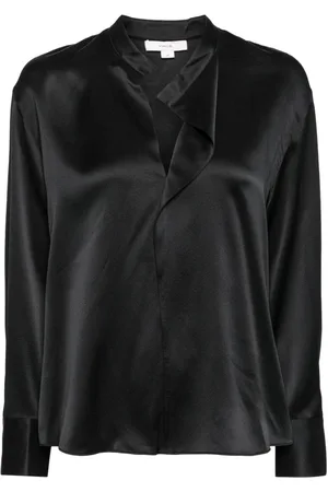 Vince Drapierte Seidenbluse