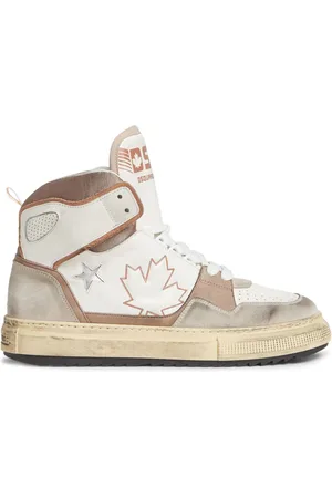 Dsquared2 High-Top-Sneakers mit Kontrasteinsätzen