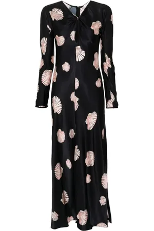 FORTE FORTE Maxikleid mit verdrehtem Design