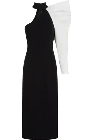 Karl Lagerfeld Asymmetrisches KL Studio Midikleid