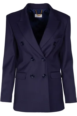Elisabetta Franchi Doppelreihiger Blazer mit steigendem Revers